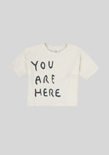 Load image into Gallery viewer, &#39;You Are Here&#39; Icon Ivory Tee