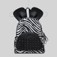 Studded Zebra Backpack