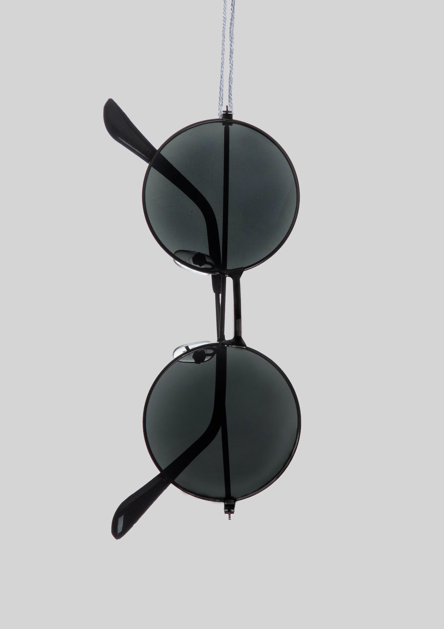 Round Black Sunglasses
