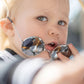 Round Silver Mirrored Sunglasses