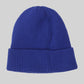Cobalt Smiley Face Knit Beanie