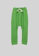 Load image into Gallery viewer, Green Cotton Harem Joggers