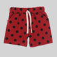Burnt Red Polka Dot Shorts