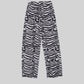 Gray Zebra Print Sweats