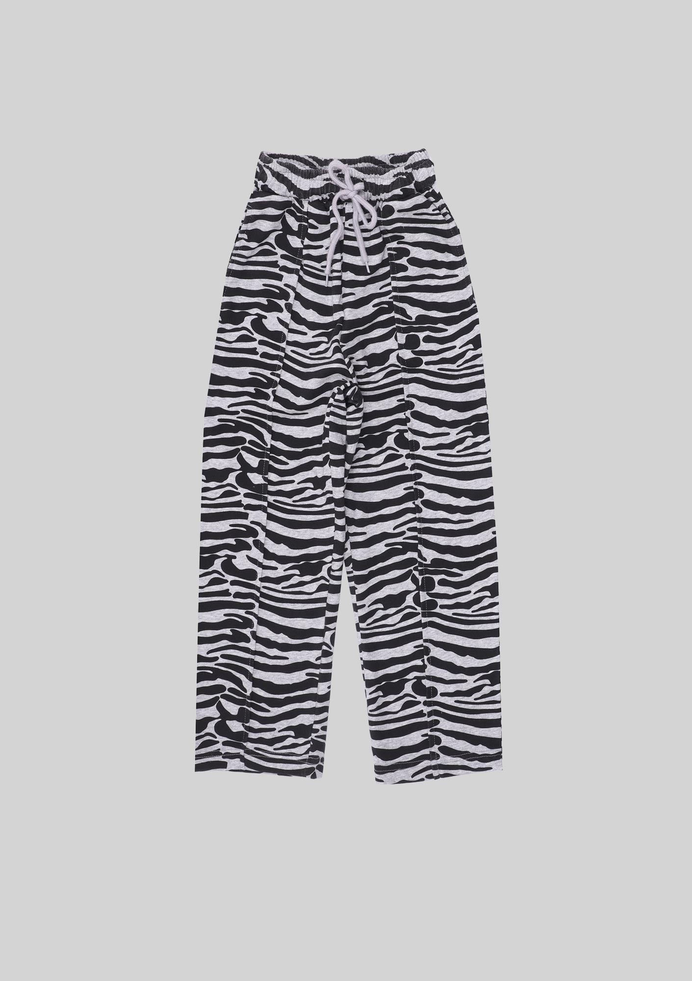 Gray Zebra Print Sweats