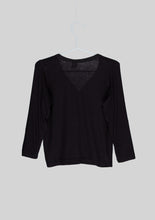 Load image into Gallery viewer, Black Ribbed Lightweight Cardigan