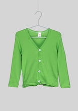 Load image into Gallery viewer, Green Ribbed Lightweight Cardigan