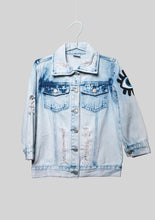 Load image into Gallery viewer, Embroidered Eye Denim Jacket