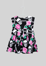 Load image into Gallery viewer, Metallimonsters Skull Chain Sleeveless Dress