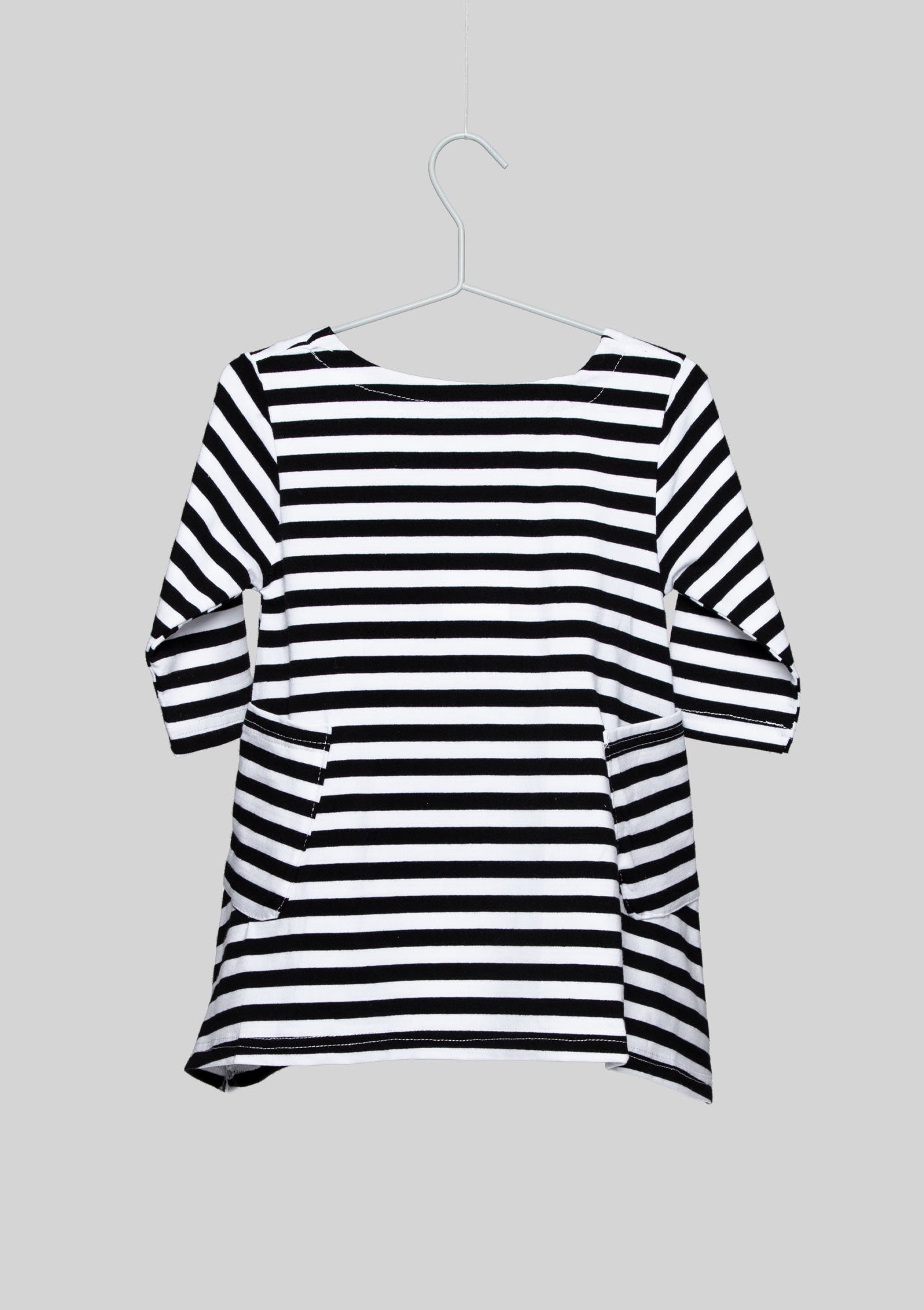 Slouchy Striped Pocket Dress