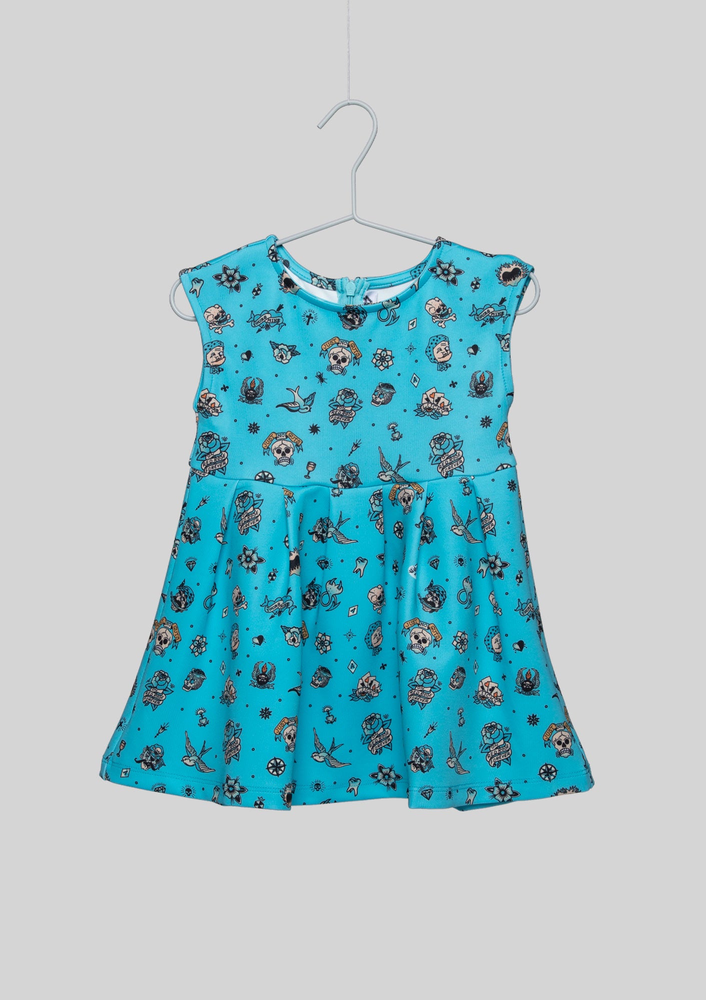 Metallimonsters Tattoo Turquoise Dress