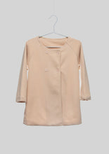 Load image into Gallery viewer, Girls Pink 4 Button Pea Coat