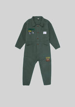 Load image into Gallery viewer, Patched-Up Military Green &#39;MDNS&#39; Coverall
