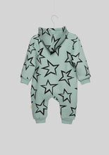 Load image into Gallery viewer, Hooded Mint Star Print Sweatsuit