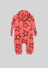 Load image into Gallery viewer, Hooded Salmon Star Print Sweatsuit