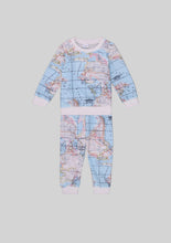 Load image into Gallery viewer, Global Map Pajama Set