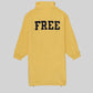 Yellow 'FREE' Sweater Trench