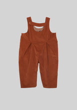 Load image into Gallery viewer, Brown Wide Legged Corduroy Jumper