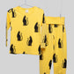 Cat Silhouette Pajama Set