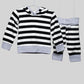 Striped Bear Hooded Sweat Set