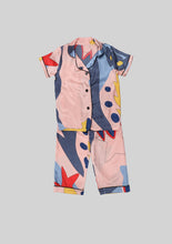 Load image into Gallery viewer, Pink Abstract Print Pajama Set