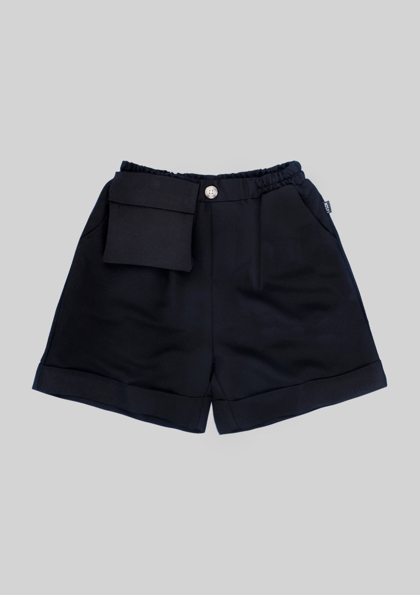 Military Shorts with Oversized Pocket