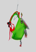Load image into Gallery viewer, Neon Green Robot Backpack