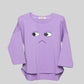 Lavender Pouty Face Emoji Shirt