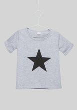 Load image into Gallery viewer, Graphic Star Gray Tee