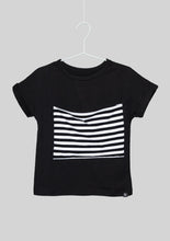 Load image into Gallery viewer, Striped Large Pocket Asymmetric Shirt