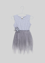 Load image into Gallery viewer, Gray Asymmetrical Tulle Party Dress