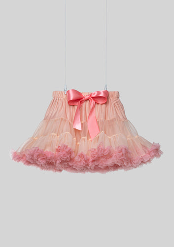 Peach and Pink Two-Tone Ruffle Tutu
