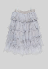 Load image into Gallery viewer, Gray Tulle Party Skirt