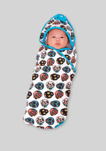 Load image into Gallery viewer, Six Bunnies Sugar Skulls Swaddle