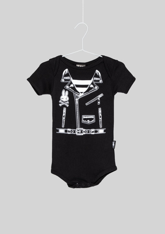 Six Bunnies Biker Romper