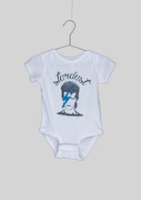 Load image into Gallery viewer, Baby Teith Bowie “Stardust” White Bodysuit