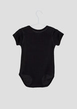 Load image into Gallery viewer, Baby Teith “Toy Division” Black Bodysuit