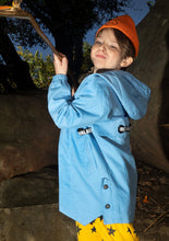 Load image into Gallery viewer, Hooded Sky Blue Parka Jacket
