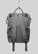 Load image into Gallery viewer, Gray Canvas Euro Diaper Bag