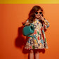 Lettered Animals Smock Dress