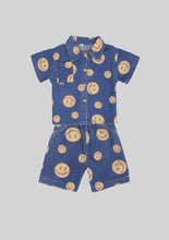 Load image into Gallery viewer, Smiley Denim 2 Piece Set
