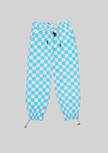 Load image into Gallery viewer, Turquoise Checkered Joggers