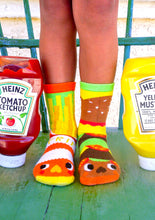 Load image into Gallery viewer, Burger and Fries Mismatched Socks