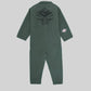 Patched-Up Military Green 'MDNS' Coverall