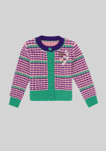 Load image into Gallery viewer, Vintage Inspired Brooch Knit Cardigan
