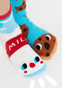 Milk and Cookies Mismatched Socks