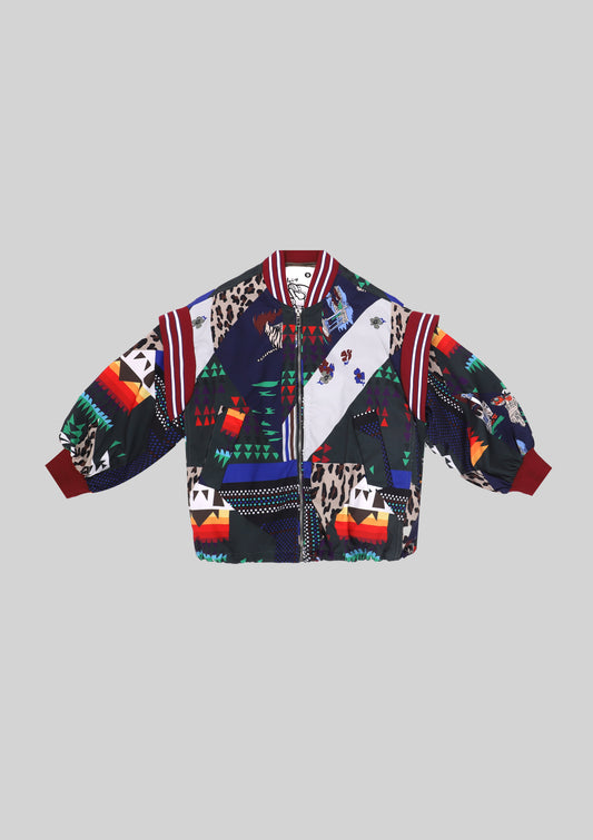 Wild Patched Luxe Windbreaker