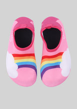 Load image into Gallery viewer, Pink Rainbow Slip Ons