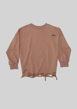 Load image into Gallery viewer, Distressed Beige Pullover