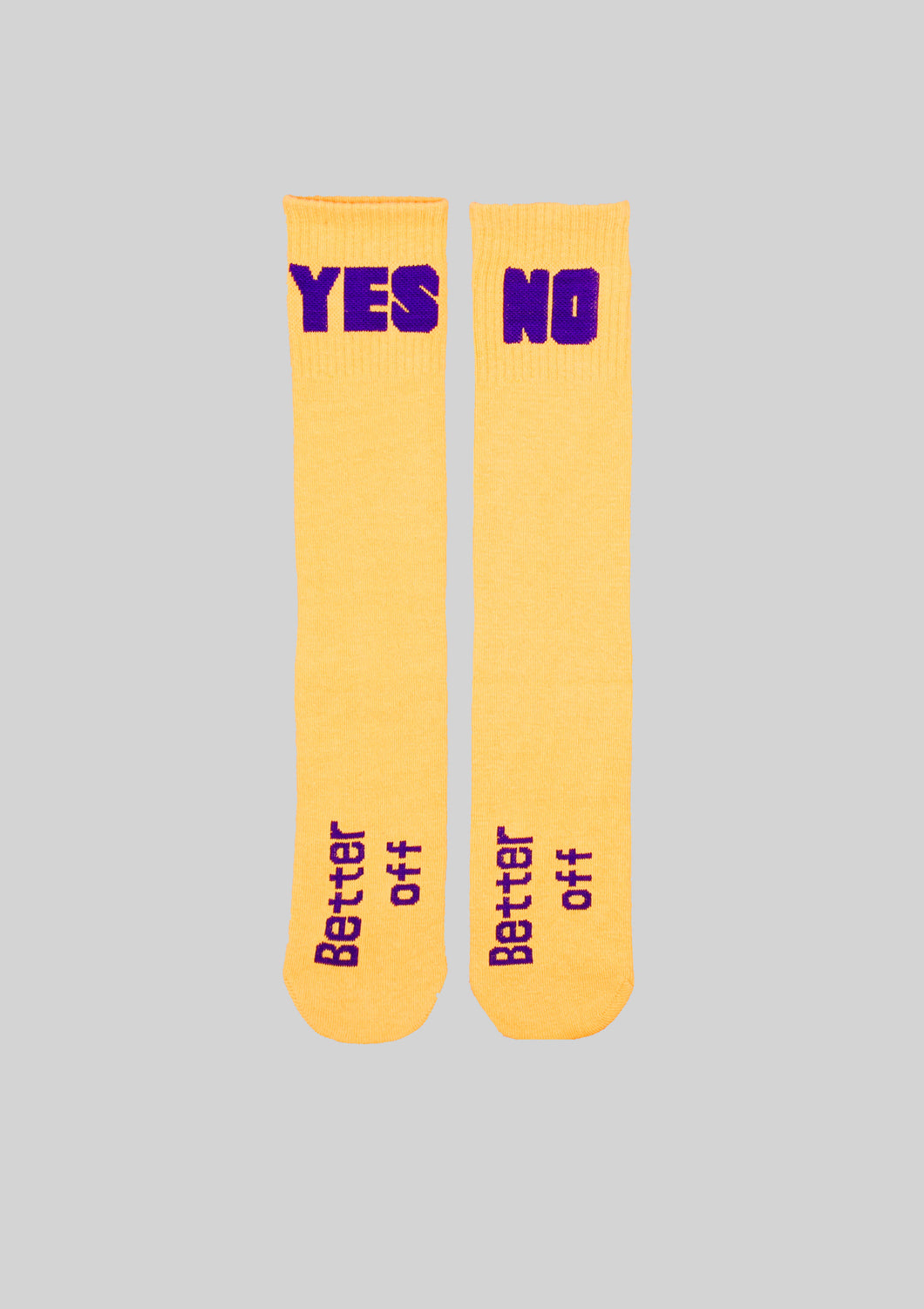 Yes/No Yellow Socks
